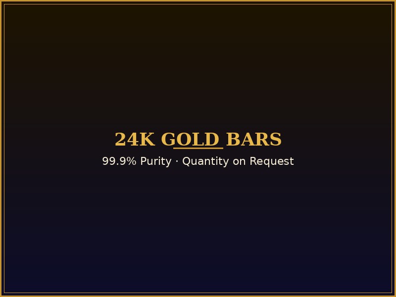 24K Gold Bars