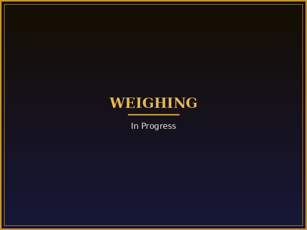 Weighing Process