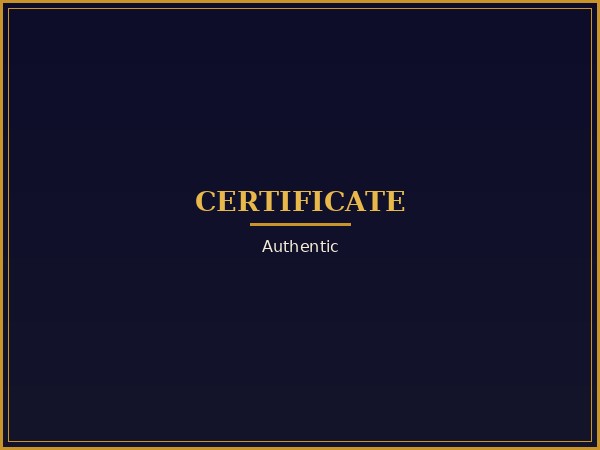 Certificate Preview